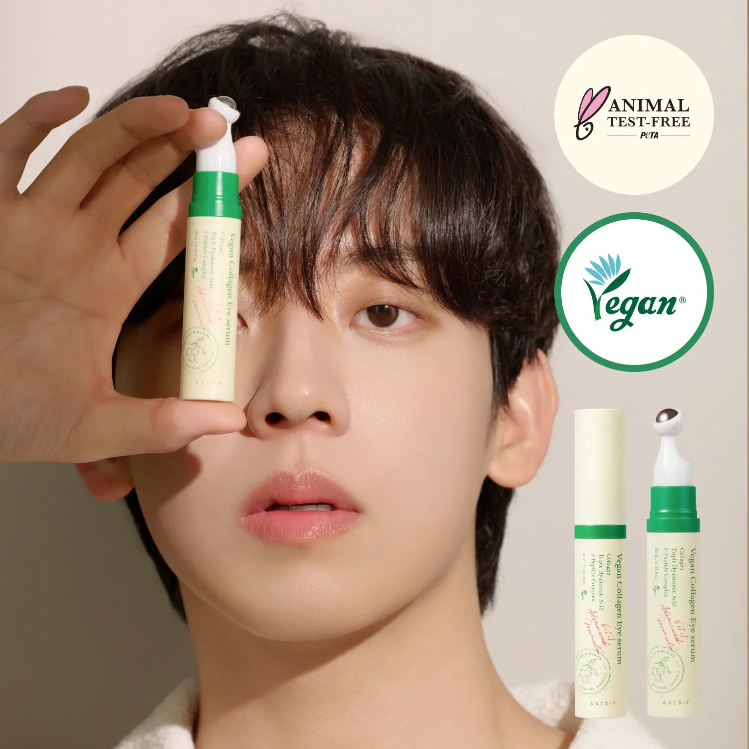 Vegan Collagen Eye Serum – Target Wrinkles, Puffiness &amp; Dark Circles